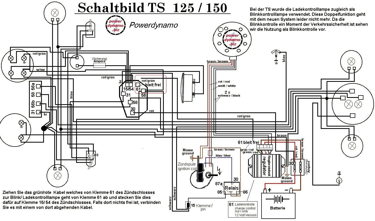 Schaltplan Vape Etz 250 - Wiring Diagram