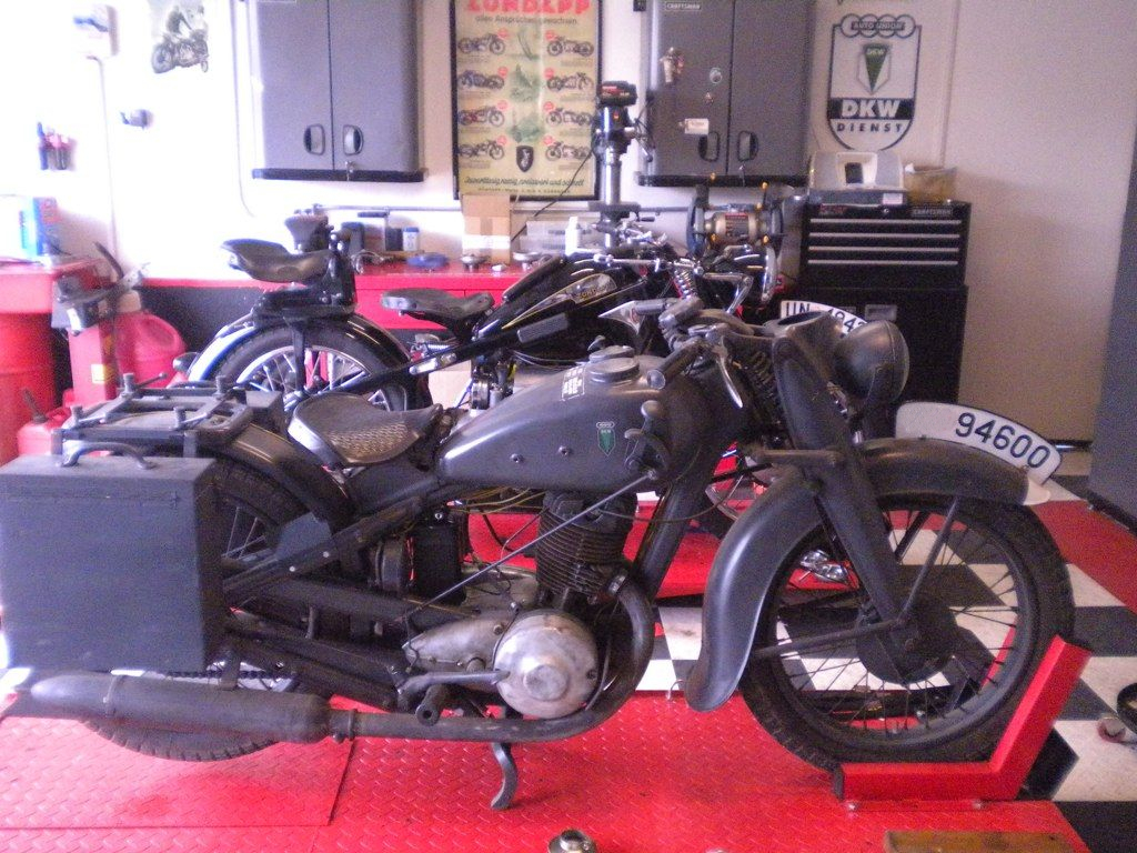 Motorrad Luftpumpe DKW 250/350 NZ SB, KM200, verchromt